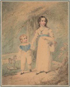 Les enfants dans le parc - Henry Inman