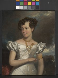 Portrait de Clara Fisher - Henry Inman