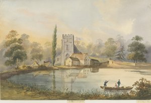 Lichfield - Église de St. Chad: aquarelle