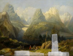 Vue des Alpes - Henry John (attr. to) Boddington