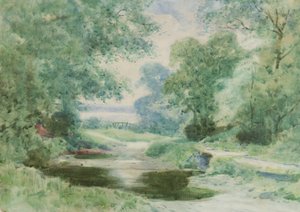 Un gué, c.1910 - Henry John Sylvester Stannard