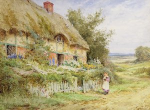 Le lapin de compagnie - Henry John Sylvester Stannard
