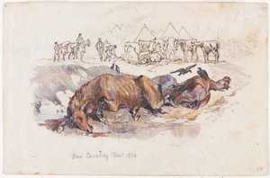 Notre cavalerie, chevaux morts - Henry John Wilkinson