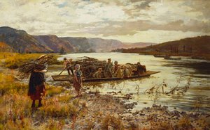 Traversée du lac - Henry John Yeend King