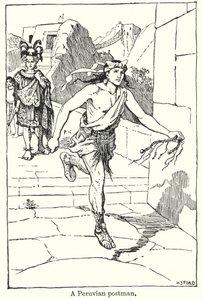 Un facteur péruvien (lithographie)