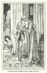 Blanche la Reine-Mère embrasse Herman - Henry Justice Ford