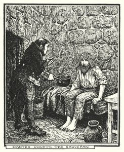 Dantes convoite la casserole (lithographie) - Henry Justice Ford