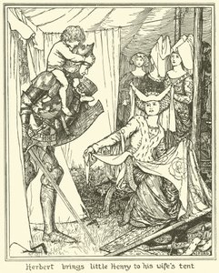 Herbert amène le petit Henry à la tente de sa femme - Henry Justice Ford