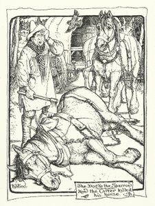 Comment le charretier a tué son cheval (gravure) - Henry Justice Ford