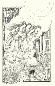 Comment les trois princesses se sont perdues (gravure) - Henry Justice Ford
