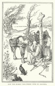 Comment le cheval a sympathisé avec Saint Columba
