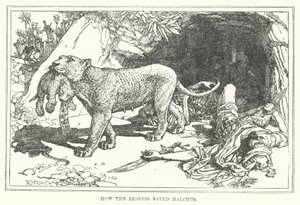 Comment la lionne a sauvé Malchus - Henry Justice Ford
