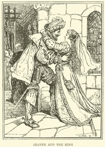 Jeanne et le Roi (gravure) - Henry Justice Ford
