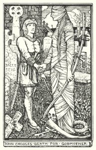 Jean choisit la Mort pour marraine (lithographie) - Henry Justice Ford