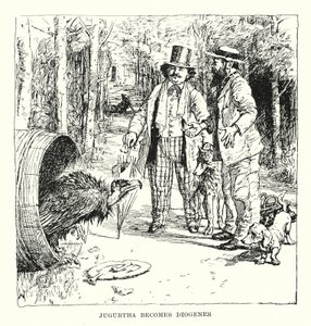 Jugurtha devient Diogène (gravure) - Henry Justice Ford