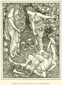 Persée dans le jardin des Hespérides - Henry Justice Ford