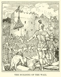 La construction du mur - Henry Justice Ford