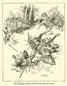 Les archers anglais et les hommes d