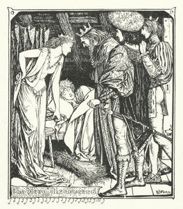 Le héros découvert (gravure) - Henry Justice Ford