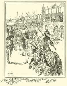 Le Roi Arrête le Duel (gravure) - Henry Justice Ford