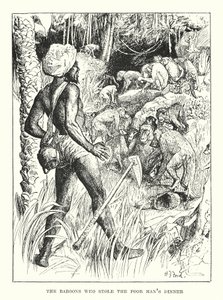 Les babouins qui ont volé le dîner du pauvre homme - Henry Justice Ford