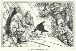Le corbeau apporte le pain - Henry Justice Ford