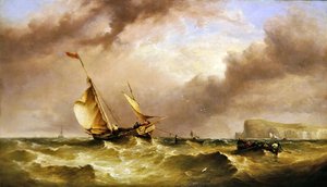 Navires au large du South Foreland