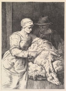 Le tondeur de moutons, 19ème siècle - Henry Linton