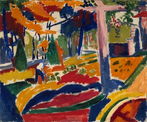 Jardin, vers 1915 - Henry Lyman Saÿen