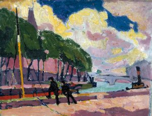 Sur les rives de la Seine - Henry Lyman Saÿen