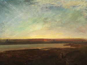 Melun, au lever du jour - Henry Mark Anthony
