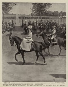 Une revue impériale à Stettin, l