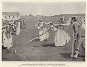 Comment nous gardons nos infirmières en forme en Afrique du Sud, les sœurs jouant au cricket