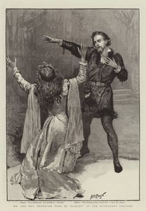 M. et Mme Beerbohm Tree dans Hamlet au Haymarket Theatre