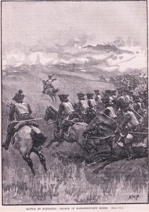 La Bataille de Blenheim: Charge par la cavalerie de Marlborough - Henry Marriott Paget