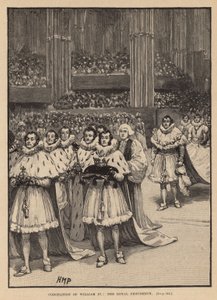 Le couronnement du roi Guillaume IV : la procession royale - Henry Marriott Paget