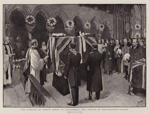 Les funérailles du prince Henry de Battenberg, le service à l