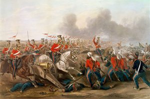 Charge des 16ème Lanciers de la Reine à la bataille d