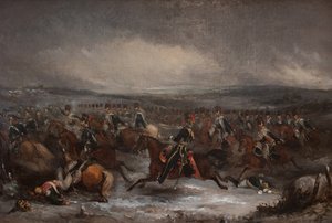 Charge de la cavalerie française à Waterloo - Henry Martens