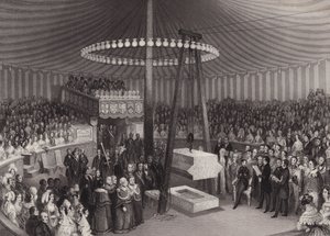 Cérémonie de pose de la première pierre de la Nouvelle Bourse Royale par Albert, Prince Consort, Londres - Henry Melville