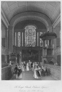 Église Saint-Georges, Hanover Square. Célébration d
