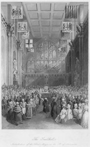 Le Guildhall. Installation du Lord Maire le 8 novembre - Henry Melville