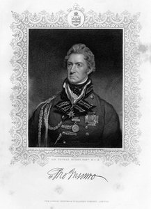 Sir Thomas Munro 1761-1827, soldat et homme d