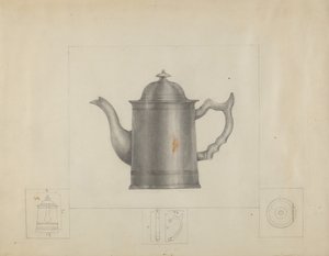 Cafetière en étain - Henry Meyers
