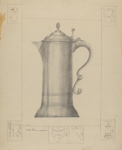 Flacon en Étain - Henry Meyers