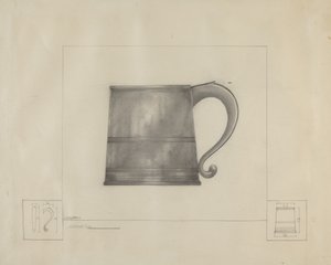 Chope en étain - Henry Meyers
