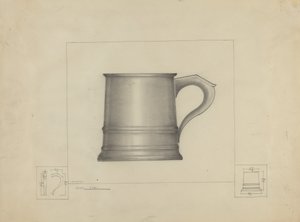 Chope en étain - Henry Meyers