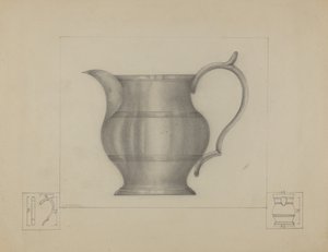 Pichet en étain - Henry Meyers