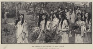 La cueillette du gui - Henry Meynell Rheam