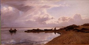 Ramassage de moules, côte nord du Pays de Galles